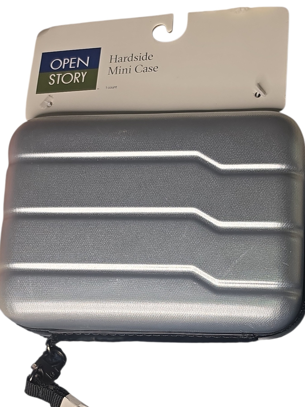 Open Story Hardside Mini Case. Used To Protect Items While Traveling.